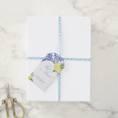 Dat is Amore Citroen Italiaanse Blauwe Tegeltjes B Cadeaulabel (Met Touw)