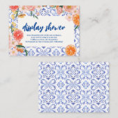 Dat is Amore floral Vrijgezellenfeest display douc Informatiekaartje (Voorkant / Achterkant)