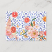 Dat is Amore floral Vrijgezellenfeest Share A Rece Informatiekaartje (Achterkant)