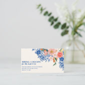 Dat is Amore floral Vrijgezellenfeest Share A Rece Informatiekaartje (Staand voorkant)