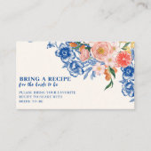 Dat is Amore floral Vrijgezellenfeest Share A Rece Informatiekaartje (Voorkant)