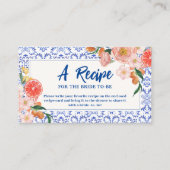 Dat is Amore floral Vrijgezellenfeest Share A Rece Informatiekaartje (Voorkant)