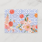 Dat is Amore floral Vrijgezellenfeest Share A Rece Informatiekaartje (Achterkant)