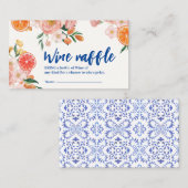 Dat is Amore floral Vrijgezellenfeest Wijnloterij Informatiekaartje (Voorkant / Achterkant)