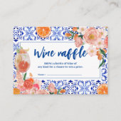 Dat is Amore floral Vrijgezellenfeest Wijnloterij Informatiekaartje (Voorkant)