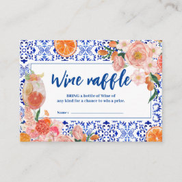 Dat is Amore floral Vrijgezellenfeest Wijnloterij Informatiekaartje