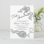 Dat is Amore Fun Pasta Verloving Kaart (Staand voorkant)