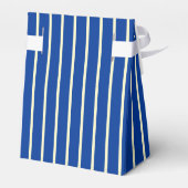 Dat is Amore Gestreept Blauw & Geel Bruiloft Bedankdoosjes (Achterkant)