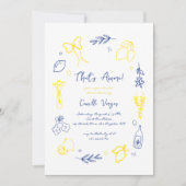 Dat is Amore Hand getrokken Italiaans citroen Vrij Kaart