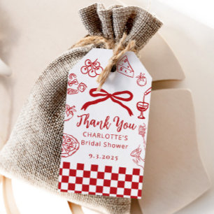 Dat is Amore Handgetekende Italiaanse Bruiloftssho Cadeaulabel