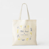 Dat is Amore Handgetekende Italiaanse Citroen Favo Tote Bag (Achterkant)