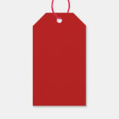 Dat is Amore Handgetekende Italiaanse Rode Bruilof Cadeaulabel (Achterkant)