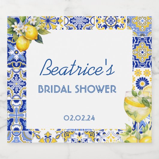 Dat is Amore Italiaans Bruids Bruiloft Wijn Etiket (Enkel label)