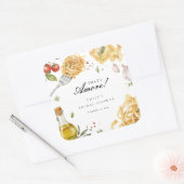 Dat is Amore Italiaans Bruidsfeest Vierkante Sticker (Envelop)
