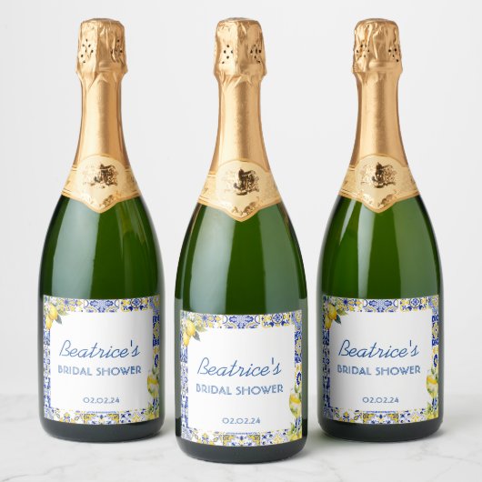Dat is Amore Italiaans Bruidsfeest Wijnlabel Sparkling Wijnetiket (Flessen)
