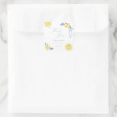 Dat is Amore Italiaans Bruidsmeisjesfeest Bedankbr Vierkante Sticker (Tas)