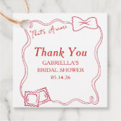 Dat is Amore Italiaans Bruiloftsfeest Bedankt Bedankjes Labels (Voorkant)