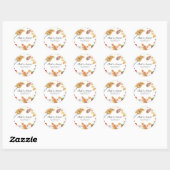 Dat is Amore Italiaans Bruiloftsfeest voor de Brui Ronde Sticker (Vel)