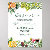 Dat is Amore Italiaans Citrus Oefenavondmaal Poster (Voorkant)