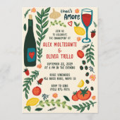 Dat is Amore Italiaans Eten Aangepaste Borrel bij Kaart (Voorkant)