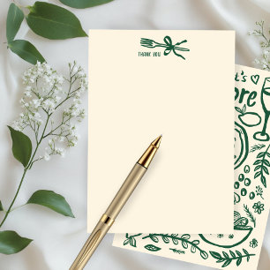 Dat is Amore Italiaans Eten Aangepaste Bruids Show Bedankkaart