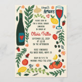 Dat is Amore Italiaans eten Aangepaste bruidsdouch Kaart (Voorkant)