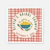 Dat is Amore Italiaans eten Aangepaste BRUIDSSCHON Servet (Voorkant)