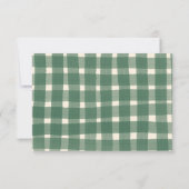 Dat is Amore Italiaans eten Aangepaste bruiloft RSVP Kaartje (Achterkant)