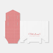 Dat is Amore! Italiaans getinte rode bruids douche Bedankdoosjes (Uitgevouwen)