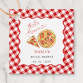 Dat is amore Italiaans pizzafeest bruidsborrel Bedankjes Labels (Voorkant)