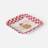 Dat is amore Italiaans pizzafeest bruidsborrel  Papieren Bordje (Gebogen)