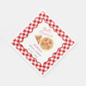 Dat is amore Italiaans pizzafeest bruiloft Servet (Hoek)