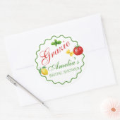 Dat is Amore Italiaans Thema Bedankt Sticker (Envelop)