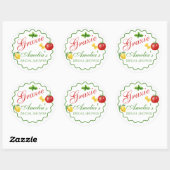 Dat is Amore Italiaans Thema Bedankt Sticker (Vel)