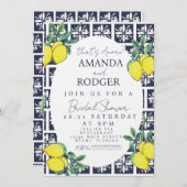 Dat is Amore Italiaanse Aquarel Citroen Bruiloft Kaart (Voorkant / Achterkant)