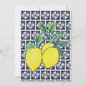 Dat is Amore Italiaanse Aquarel Citroen Bruiloft Kaart (Achterkant)