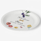 Dat is Amore Italiaanse Bruiloft decor Papieren Bordje (Gekanteld)