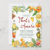 Dat is Amore Italiaanse Citrus Cocktail Bruiloft Kaart (Voorkant)
