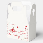 Dat is Amore Italiaanse Getekende Bruidsmeisjes Br Bedankdoosjes (Geopend)