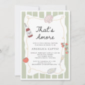 Dat is Amore Italiaanse Handgetekende Bruidsdouche Kaart (Voorkant)