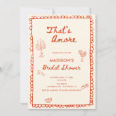 Dat is Amore Italiaanse handgetekende bruidsdouche Kaart (Voorkant)