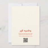 Dat is Amore Italiaanse handgetekende bruidsdouche Kaart (Achterkant)