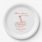 Dat is Amore Italiaanse Huwelijksaanpassing Papieren Bordje (Voorkant)