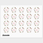 Dat is Amore Italiaanse Pasta Bruiloft Ronde Sticker (Vel)