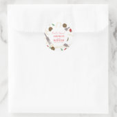 Dat is Amore Italiaanse Pasta Bruiloft Ronde Sticker (Tas)
