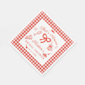 Dat is amore Italiaanse Pizza Bruiloftsfeest Servet (Hoek)