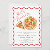 Dat is Amore Italiaanse Pizza Informele Oefen Dine Kaart (Voorkant)