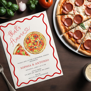 Dat is Amore Italiaanse Pizza Informele Oefen Dine Kaart