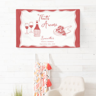 Dat is Amore Italiaanse Pizza Wijn Bruidsdouche Bo Spandoek