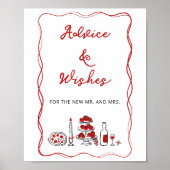 Dat is Amore Italiaanse Rode Advies en Wensen Poster (Voorkant)